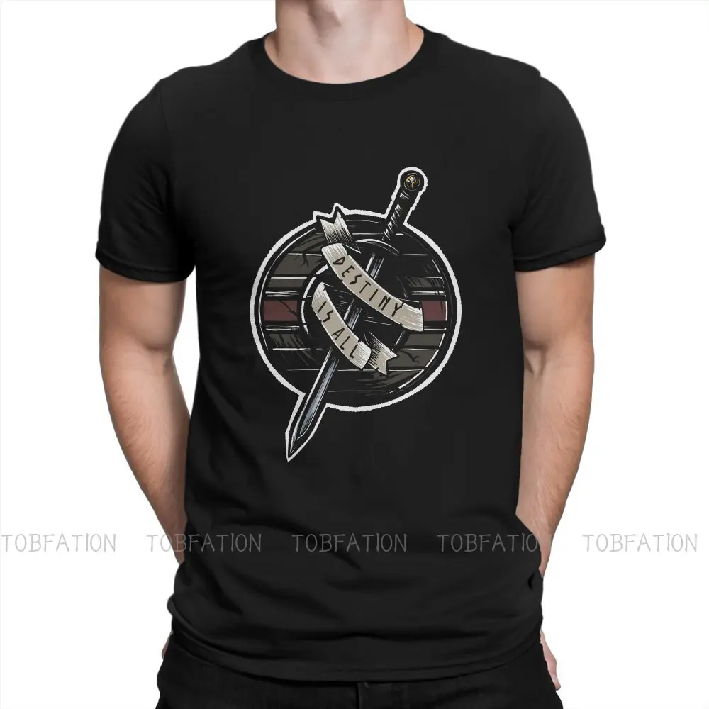 

The Last Kingdom Destiny TShirt Men Graphic Punk Crewneck Cotton T Shirt 2020