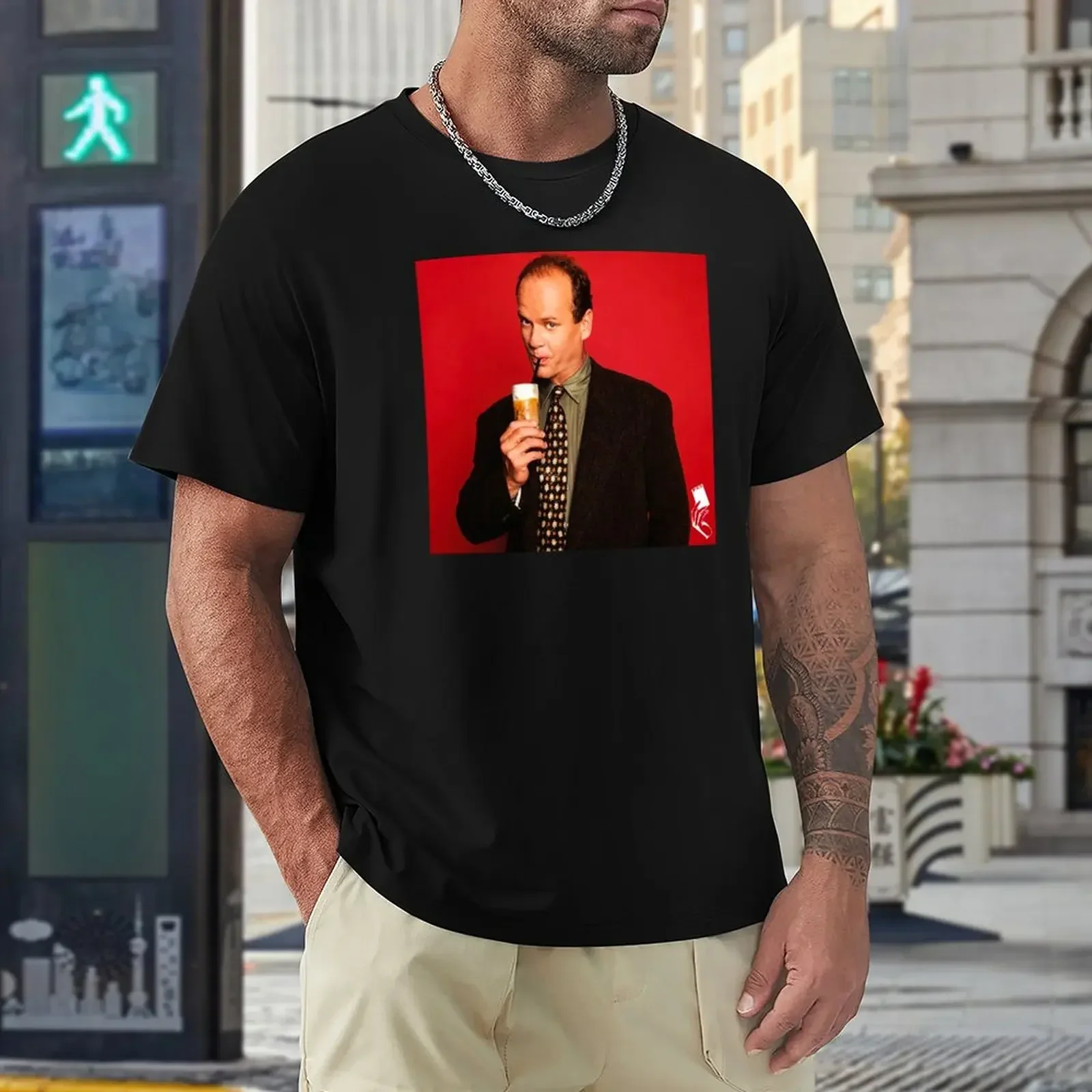 Футболка Frasier Crane новое издание винтажная мужская футболка с рисунком