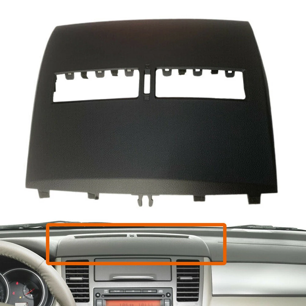 

Car Air Conditioner Outlet Finisher-Instrument Panel Air Conditioning Vents Cover Shell For Nissan Tiida 2005-2015 Black