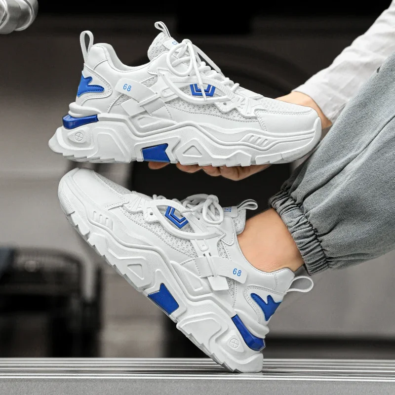 Мужские удобные теннисные туфли для ходьбы и бега SYTK модные классические