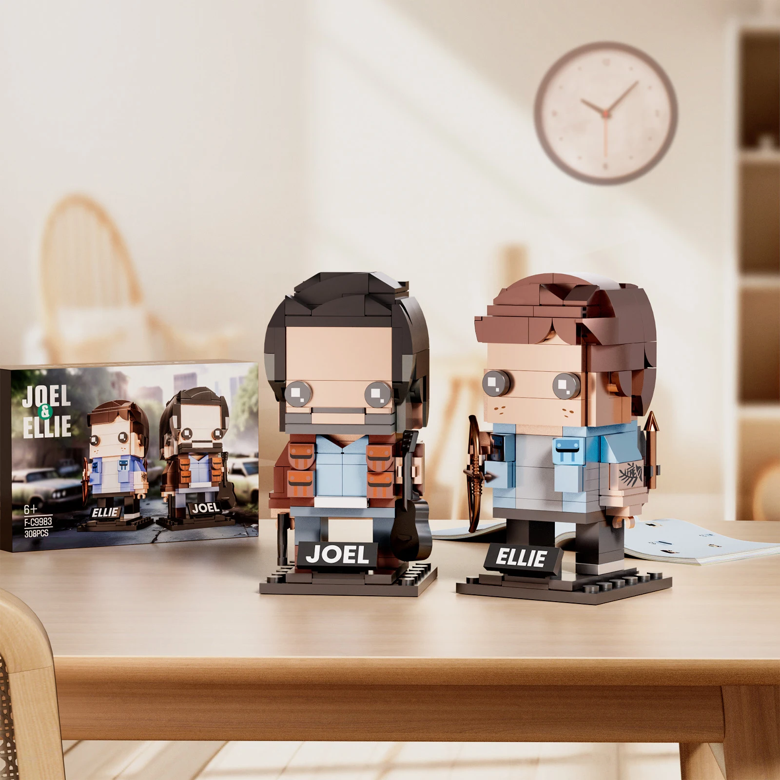 Наборы строительных блоков Lasts Survivors фигурки фильмов кирпичи Джоэл и Элли