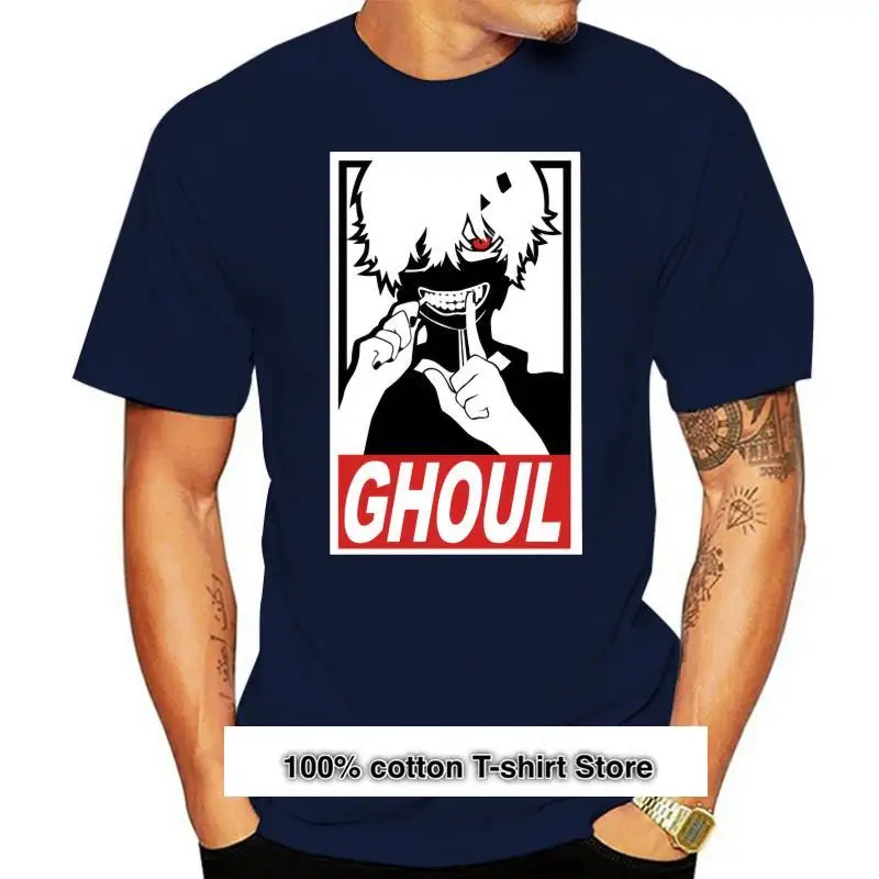 

Camiseta de Anime de Tokyo Ghoul, camisa informal de Cosplay de Kaneki Ken, Otaku, Tokyo Ghoul Re