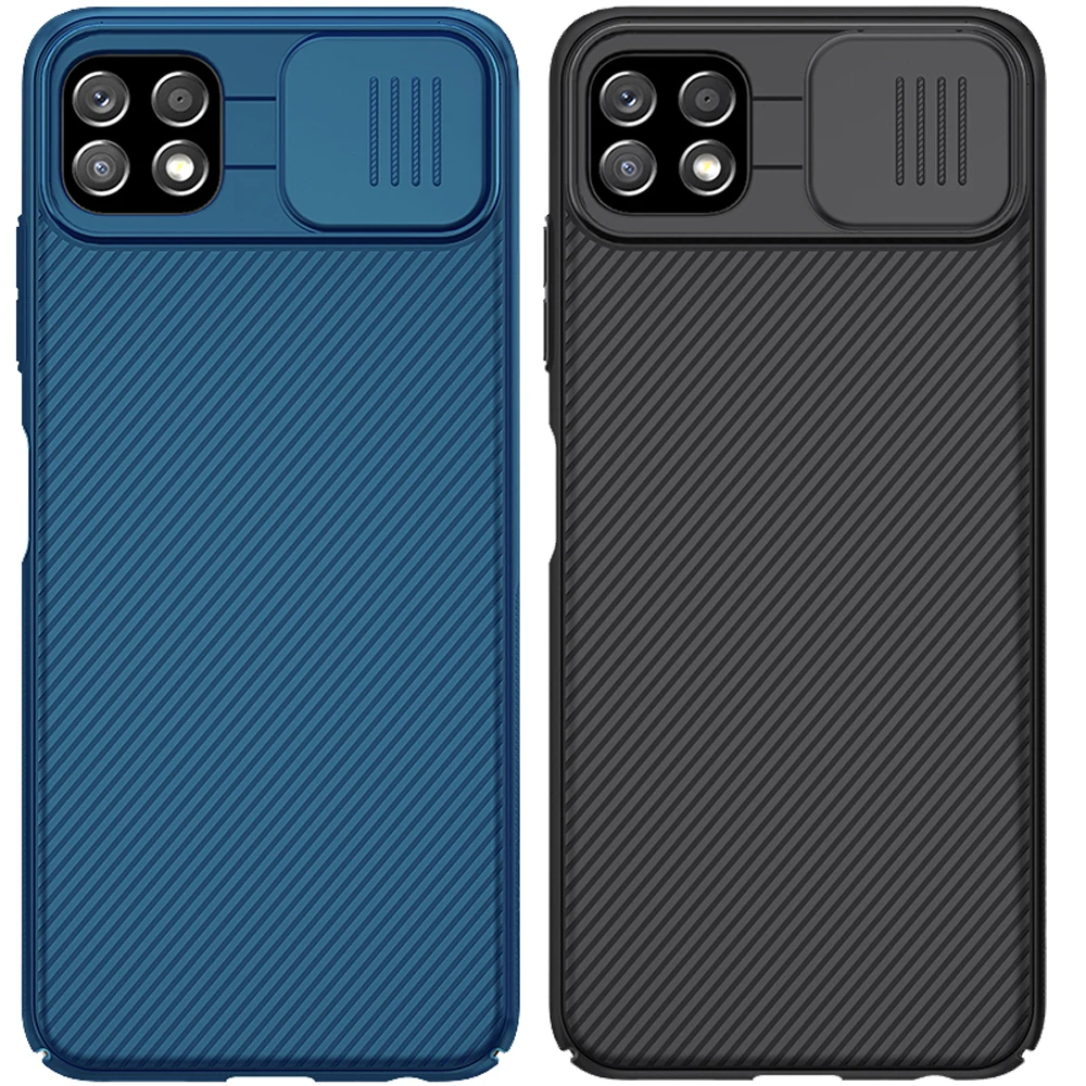 

Чехол NILLKIN CamShield для Samsung Galaxy A22 5G / F42 5G с защитой камеры, раздвижная задняя крышка