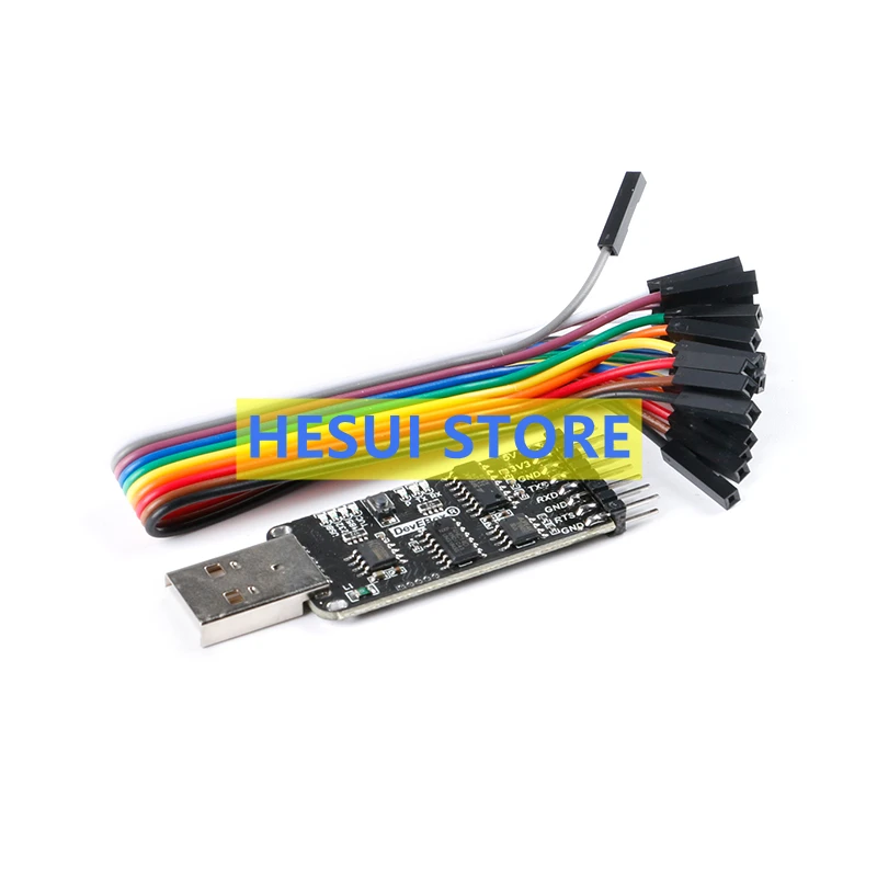 (10 в 1) последовательный порт USB CH340 CP2102 для TTL/ RS485/ RS232, полностью взаимодействующий
