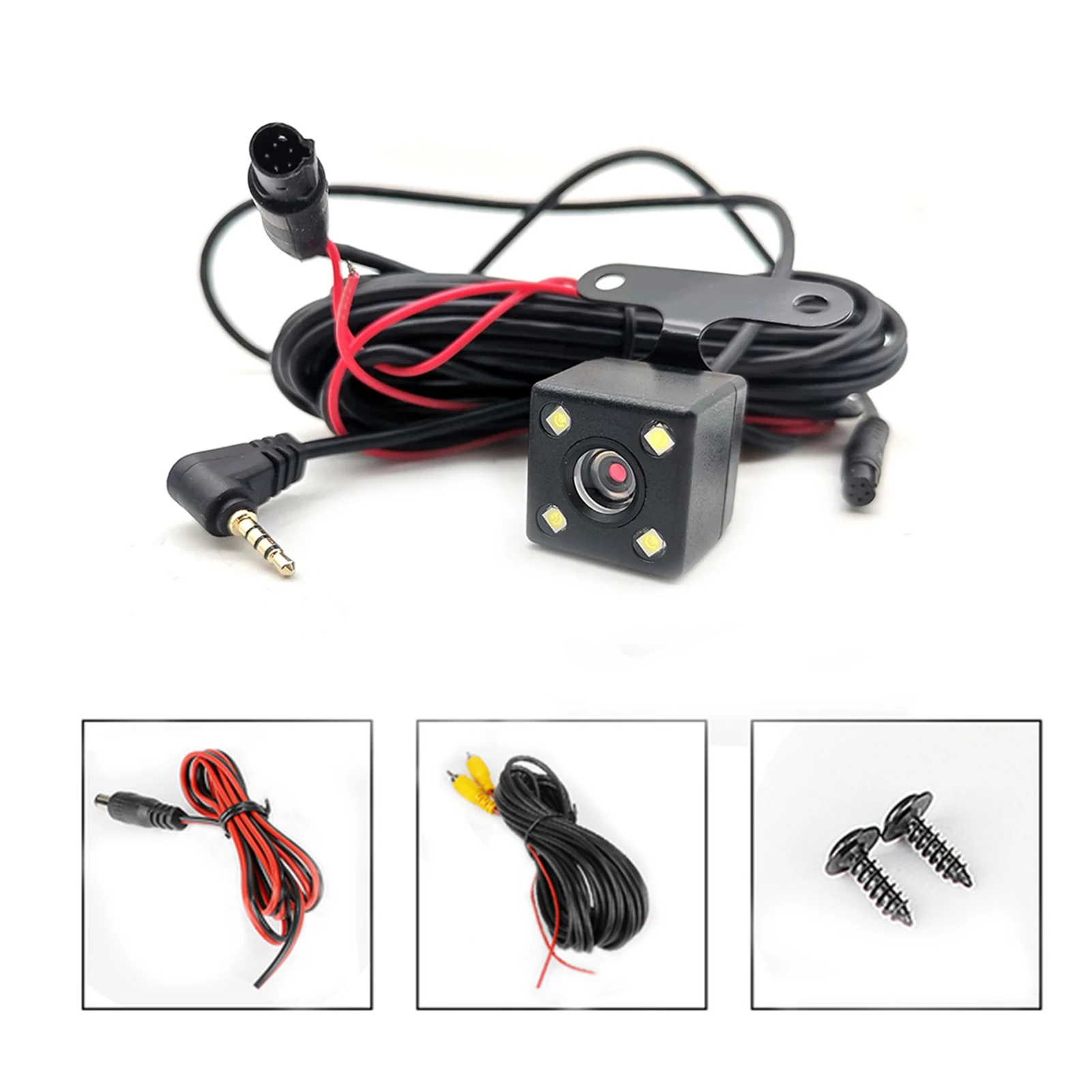 1 Set 5 Pin HD Car Rear View Camera Reverse Night Vision 170 Degree Wide Angle Recording Parking Waterproof Color Video | Автомобили и