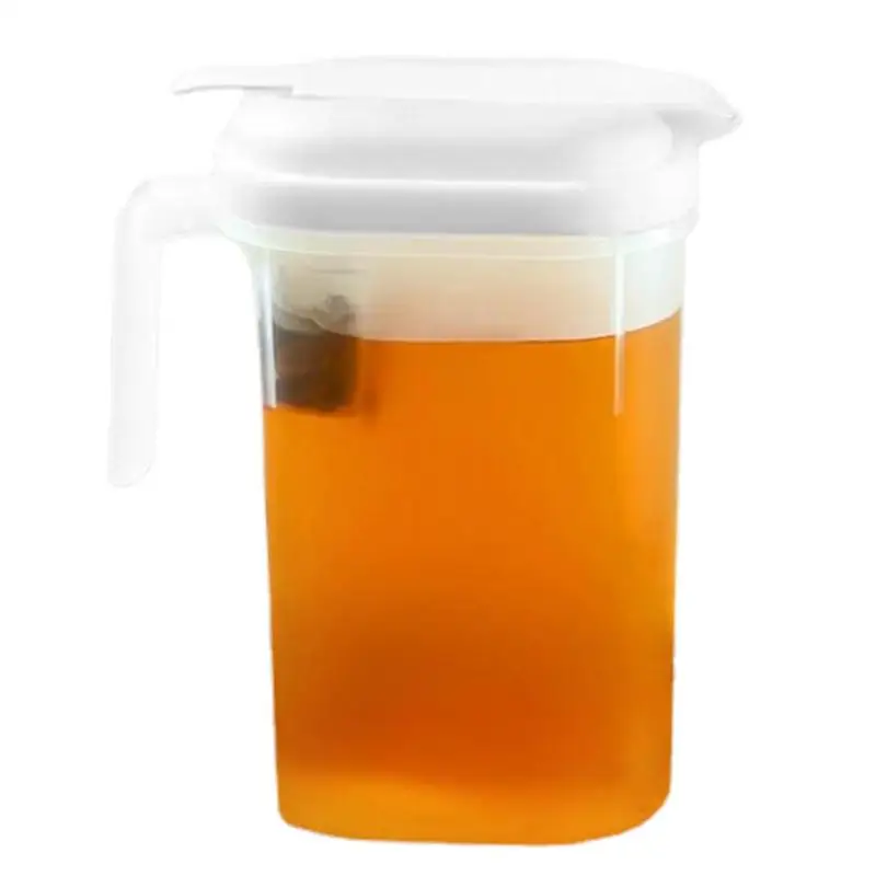 

Ice Tea Pitcher For Fridge Transparent Polypropylene Pitcher With Handle Drink Pitcher Ice Tea Pitcher For Fridge 1.8/2.4L Juice