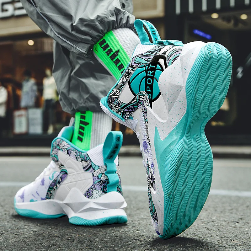 Men's basketball shoes breathable running shoes sneaker