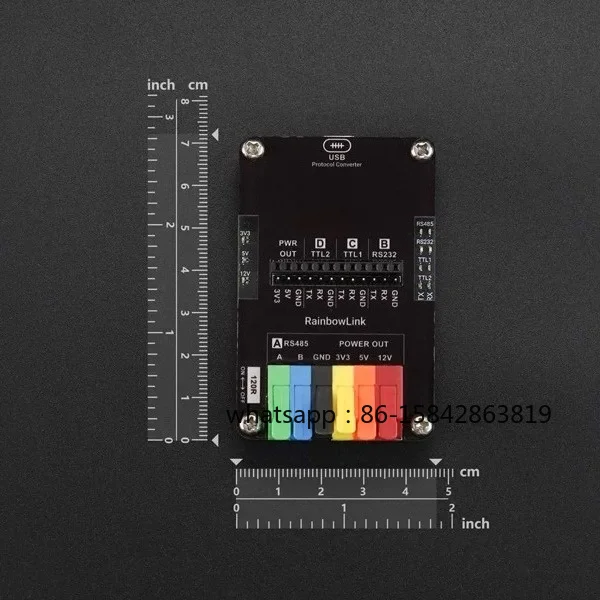 Фото Преобразователь протоколов RainbowLink 4-канальный USB в 485/TTL/Serial №2