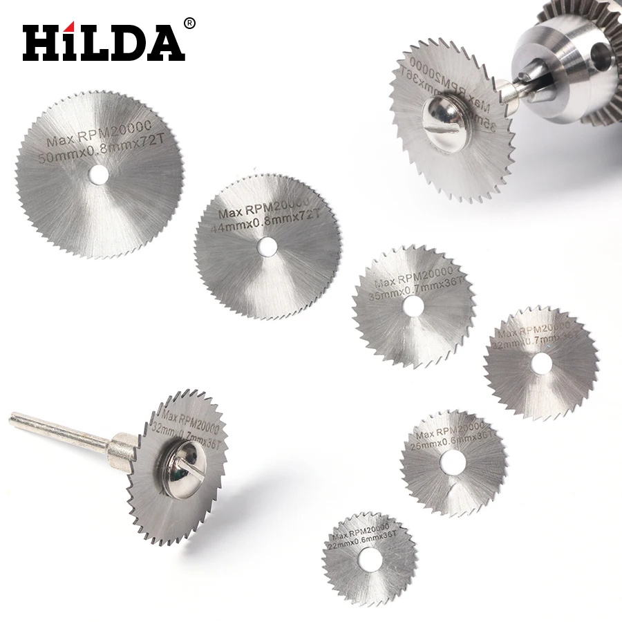 

HILDA Диски для Dremel из HSS 6 шт.