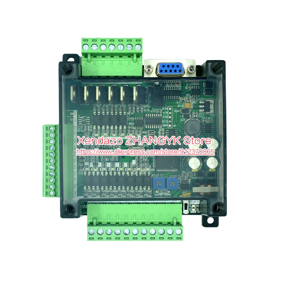 FX3U-14MR FX3U-14MT PLC industrial control board 8 Input 6 Output 6AD 2DA and RS485 RTC Compatible with FX1N and FX2N