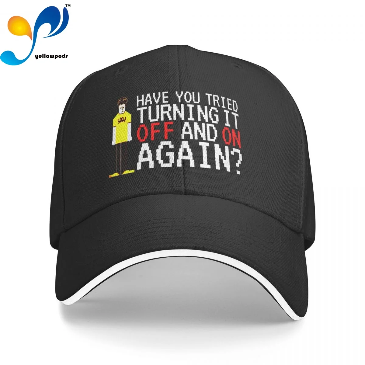 

IT Crowd Have You Tried Turning It Off And On Trucker Cap Snapback Hat for Men Baseball Mens Hats Caps for Logo