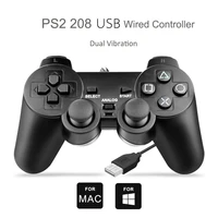 wired 208 double shock%c2%a0usb ps2%c2%a0gamepad joysticks game%c2%a0controller for ps2 ps3 pc controller