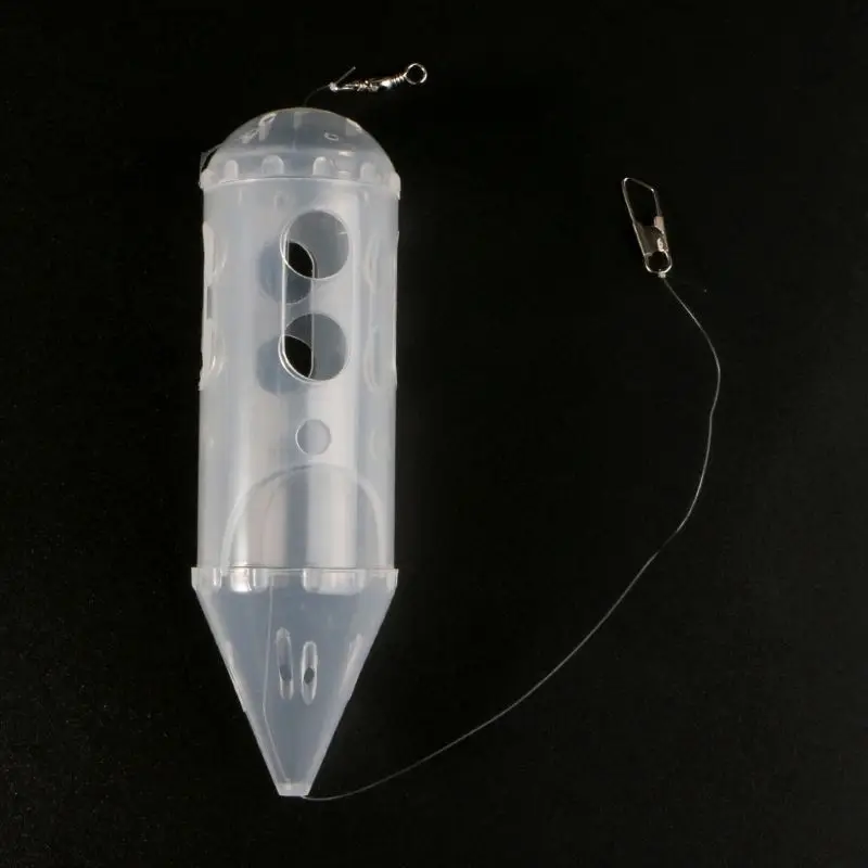 

1PC New Small Bait Cage Fishing Trap Basket Feeder Holder Catcher For Angler