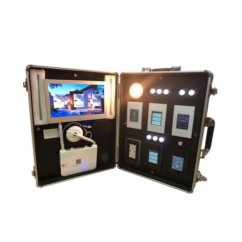 

Smart Home L8 series EU/US Standard Smart Switch Socket Demo Kit for Exhibition