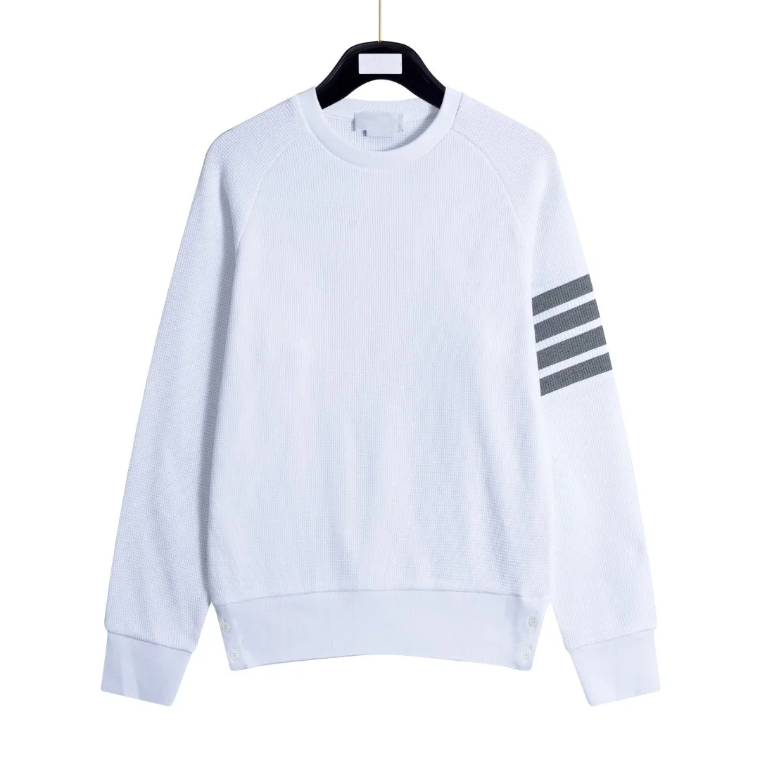

Men in Spring and Autumn Long sleeve T-shirt Waffle fabric easy Sports sweater Round neck Pullover Monopoly quality