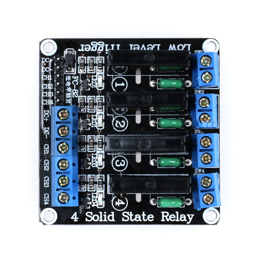 

1pcs 5v 4 Channel OMRON SSR G3MB-202P Solid State Relay Module For Arduino