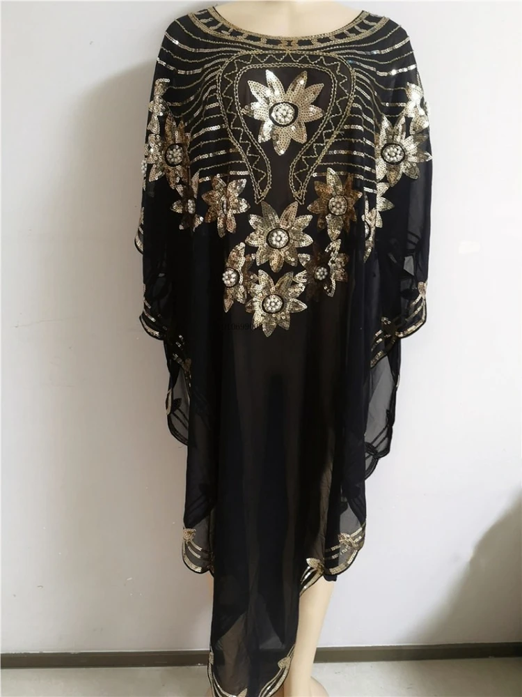 Африканское женское платье с блестками высокое качество модное пальто