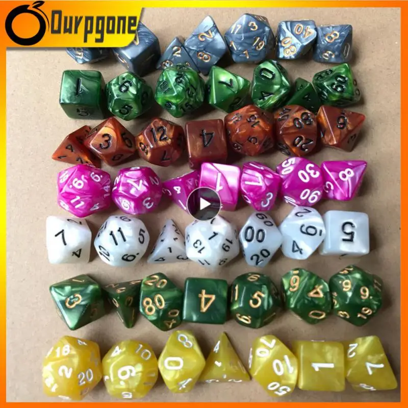 

1-10 шт., акриловые кости для ролевых игр