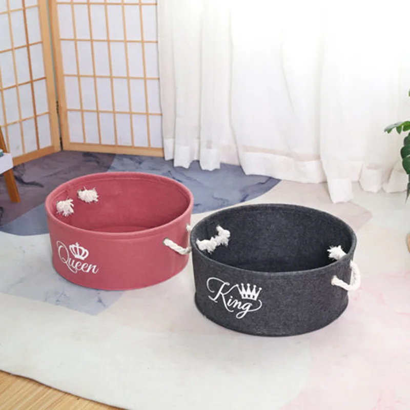 

Модная фетровая кровать для домашних животных, моющееся всесезонное универсальное гнездо для кошек