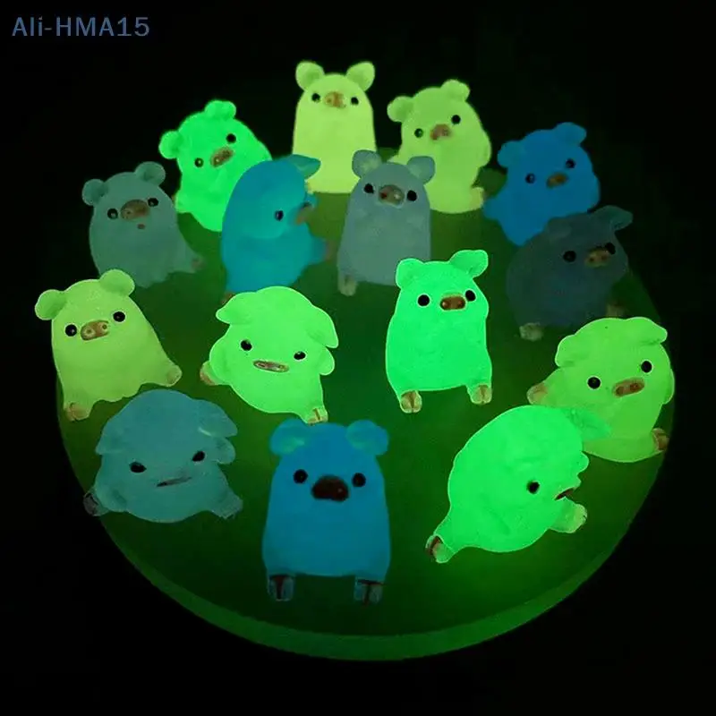 1/5 шт. миниатюрная свинка из смолы