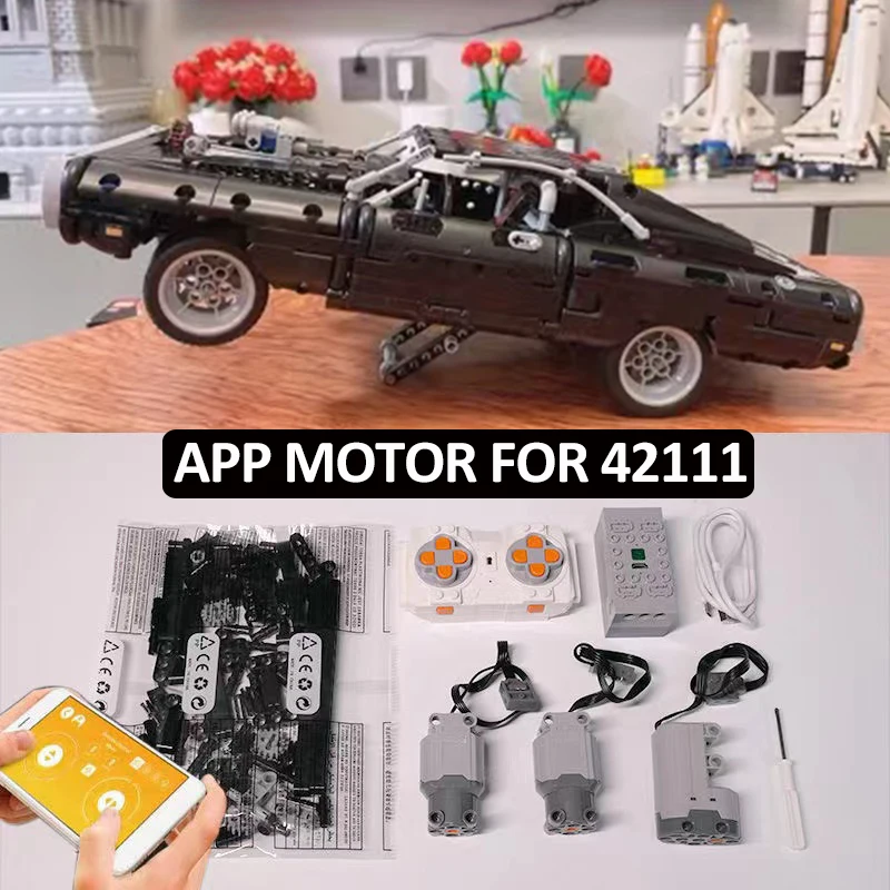 Мотор с управлением через приложение для конструктора LEGO 42111 царств (только мотор