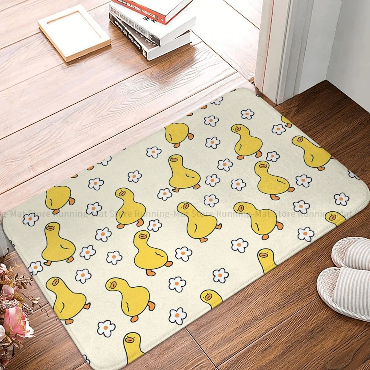 

Cartoon Style Non-slip Doormat Cute Duck Bath Bedroom Mat Welcome Carpet Indoor Modern Decor