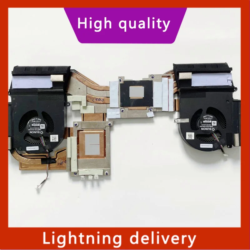 Охлаждающий радиатор для ноутбука процессора графического вентилятор-кулер DELL