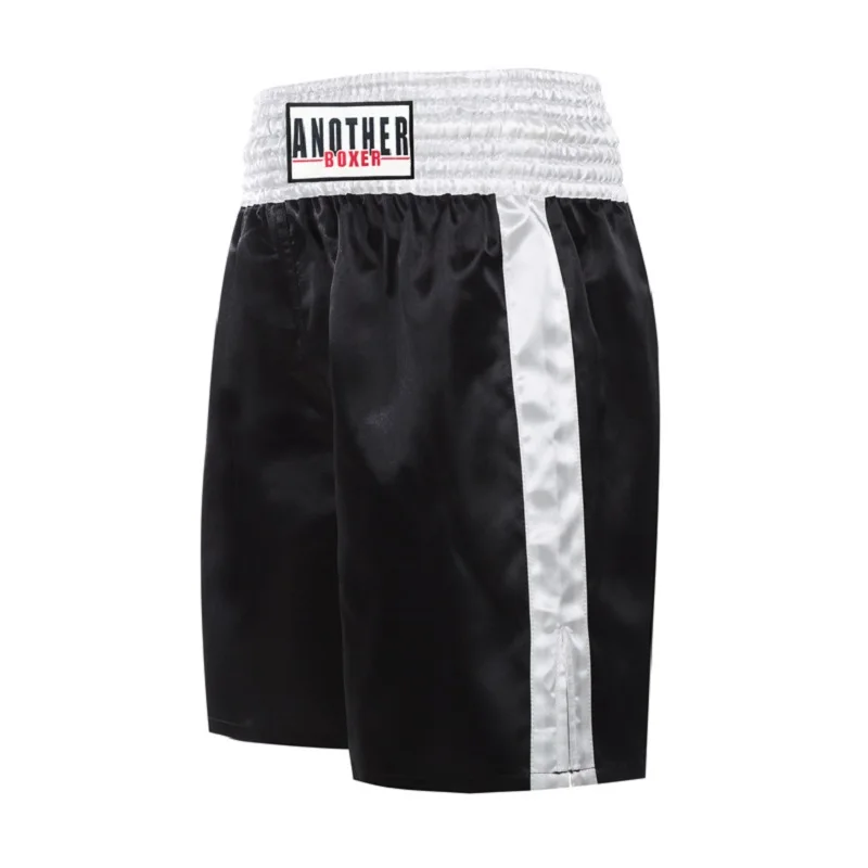 Боксерские Шорты Muay Thai для мужчин и женщин, брифы для взрослых, боевые трусы, тренировочные соревнования с тройным звеньем