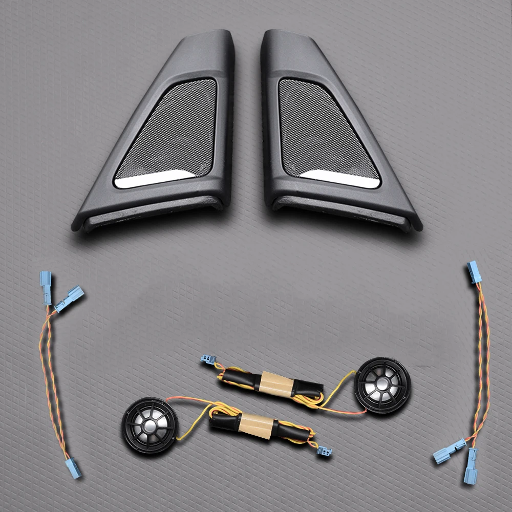 

Динамик передней двери автомобиля для BMW F10 F11 5 серии звуковая труба твитер крышка головка тройной гудок рамка украшение оригинальная модель подходит
