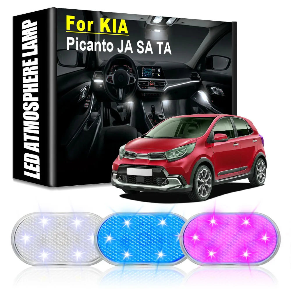 

Car LED Atmosphere Lights Car Rechargeable Touch led Lamps Automotive Goods Car Accessories Auto Tools for KIA Picanto JA SA TA
