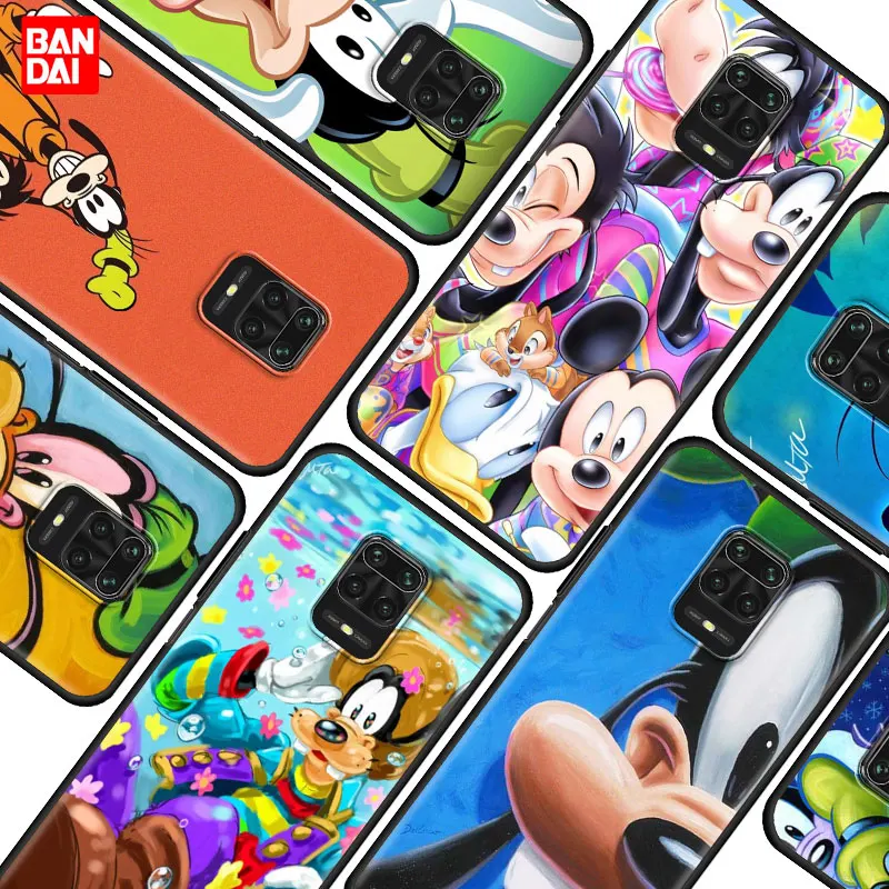 

Case for Xiaomi Redmi Note 7 8 9 9s 10 11 8T 11T Pro Plus 5G 4G Cell Soft Phone Shell Bag Korea Luxury Funda Disney Cute Goofy