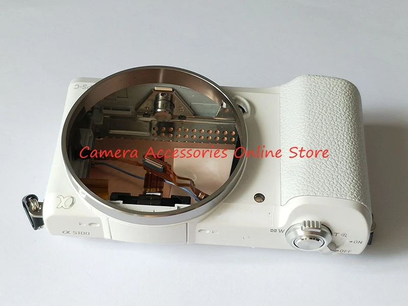 

Запасные части для Sony ILCE-5100 A5100, передняя крышка для чехла, задняя крышка ЖК-экрана, крышка аккумулятора, гибкий кабель, плата питания