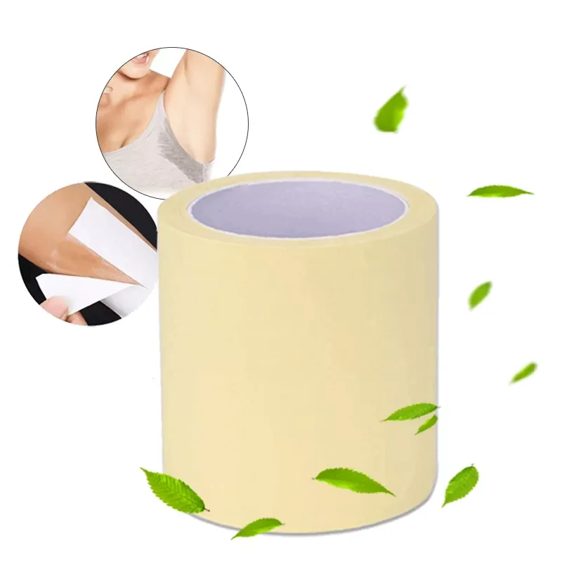 

1 Roll Disposable Armpit Prevent Sweat Pads Transparent Underarm Dry Dry Antiperspirant Sticker Keep Dry Sticker TSLM2