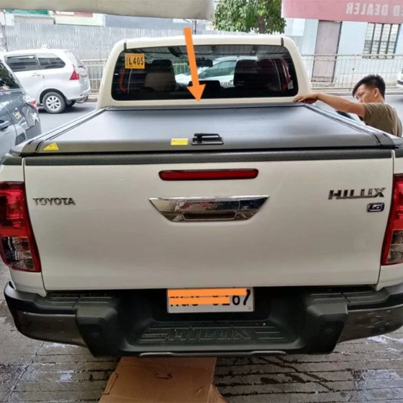 Выдвижная крышка для пикапа роликового затвора Ford Ranger Raptor xlt Wildtrak Hilux Revo Vigo NP300 Triton