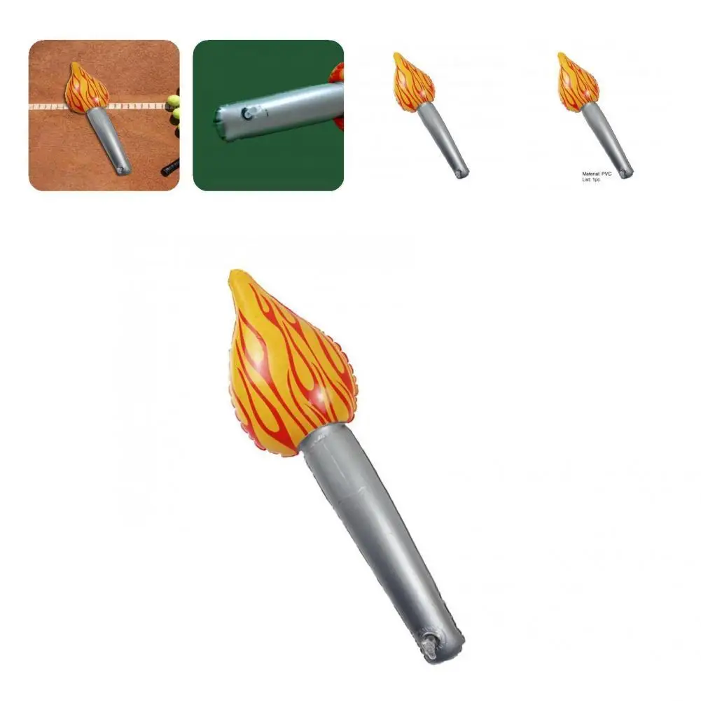 

Useful Inflatable Torch Soft Reusable Fancy Appearance Inflatable Torch Holiday Inflatable Torch Inflatable Fire Torch