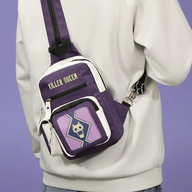 Сумка нагрудная JOJO's wonderful adventure с анимацией jilangji shadow многофункциональная сумка