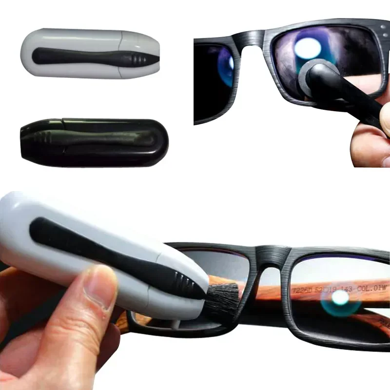 

Eyeglass Microfiber Brush Mini Sun Glasses Maintenance Cleaning Clean Brushes Glasses Cleaning Brush Cleaner Best