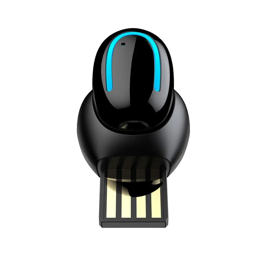 HBQ-Q32 одиночные беспроводные Bluetooth-совместимые наушники 5 1 с USB-зарядкой подвесные