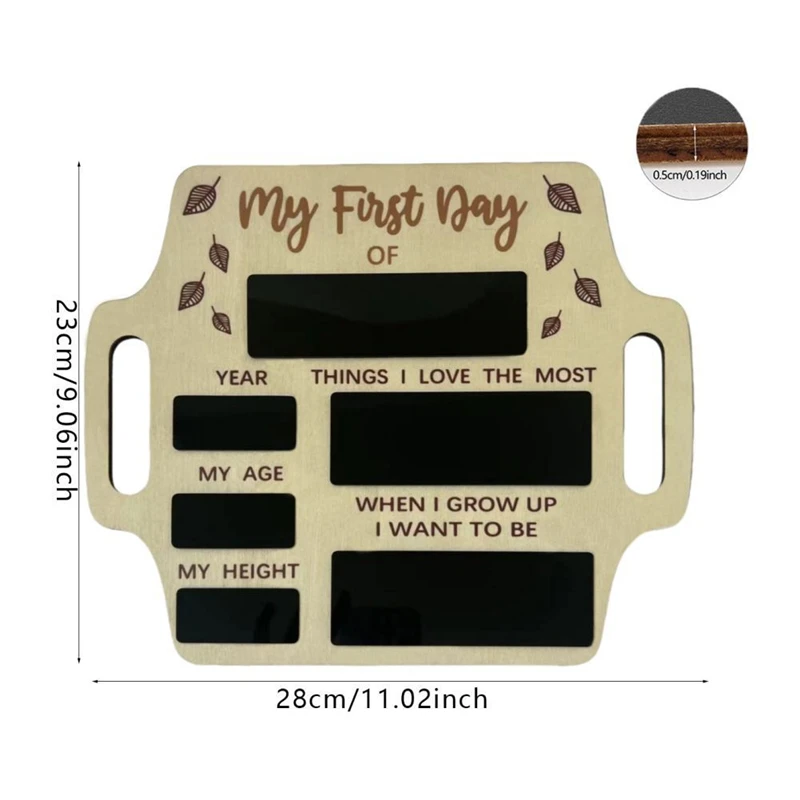 BMBY-первый день школы переносная подвесная школьная доска памятная на первый