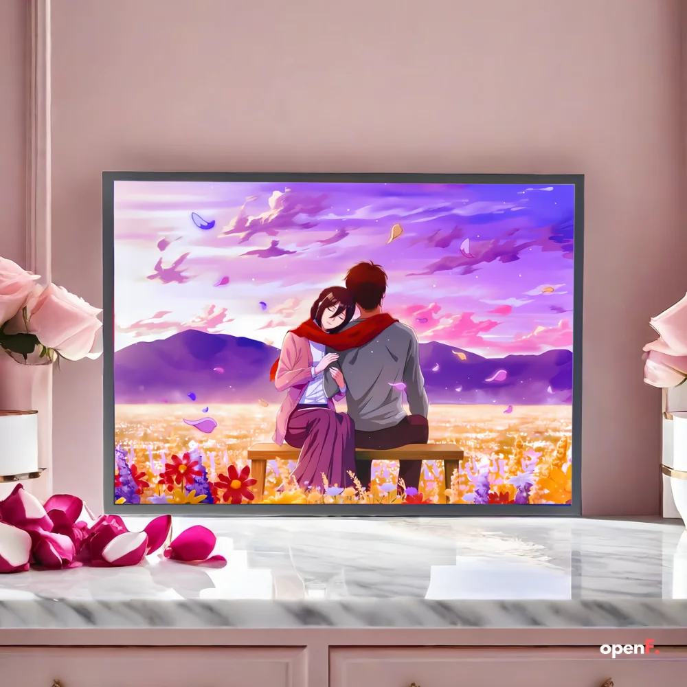 Романтическая Настенная картина ins для пар восстанавливающий домашний декор