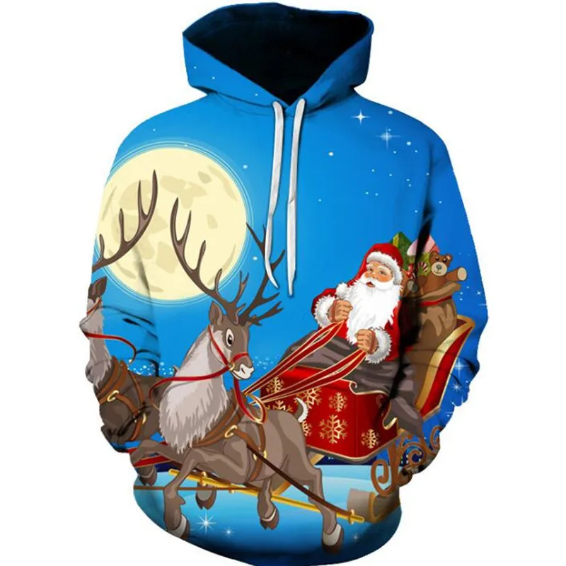 

Men New Sweater Autumn and Winter Classic More Prints Hooded Loose Comfortable Fashion Casual Street All-match Tops