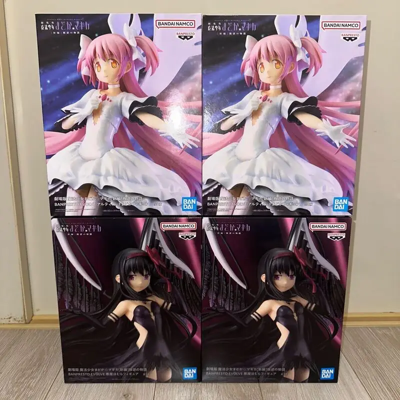 Фото В наличии BANPRESTO Puella Magi Madoka Magica The Rebellion Ultimate Madoka Devil Homura ПВХ 20 см аниме фигурки модель игрушки №2