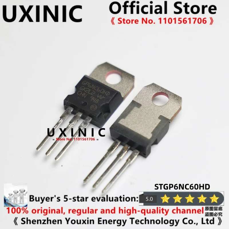 

UXINIC 100% новый импортный оригинальный STGP6NC60HD GP6NC60HD TO-220