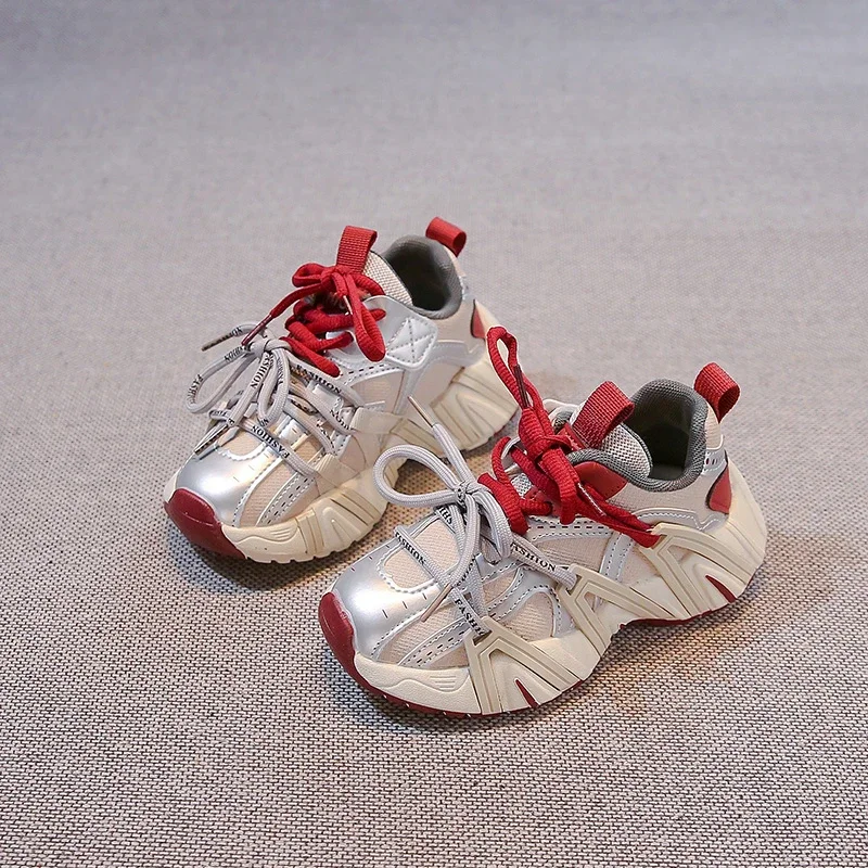 Весенне-осенние детские кроссовки для мальчиков универсальная повседневная