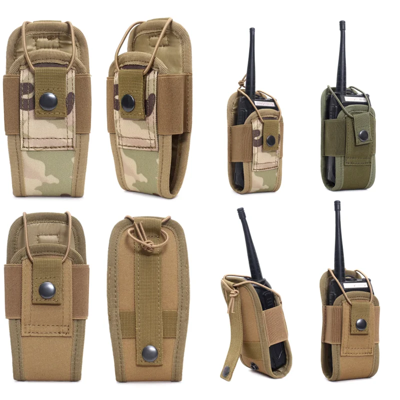 

Тактическая Сумка для радиостанции, раций, поясная сумка, держатель, Карманный чехол для телефона, Сумка molle для охоты, кемпинга на открытом ...