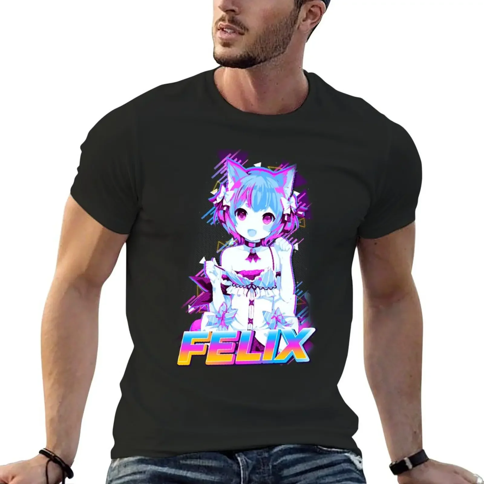 Felix Re:Zero T-Shirt vintage hippie clothes shirts graphic tee men