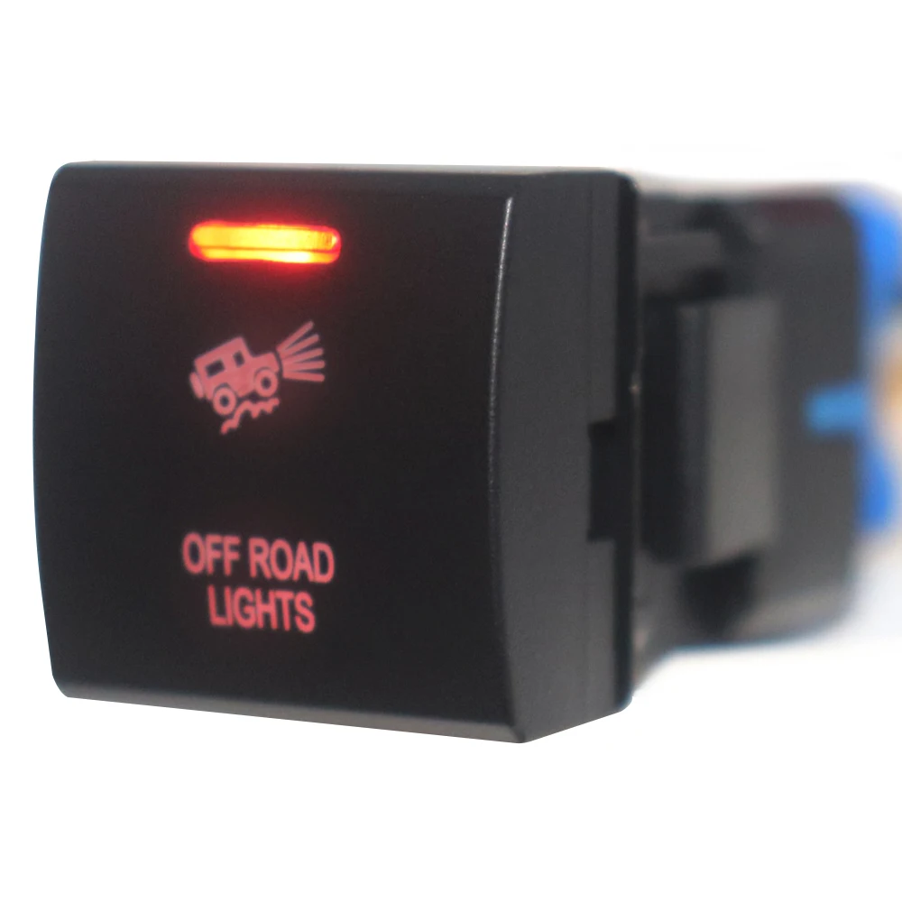 

1 шт. светодиодные автомобильные фары, кнопка включения-выключения, радарный датчик, переключатель, аксессуар для Toyota Camry 2018 Rav4 2020 Prado 150