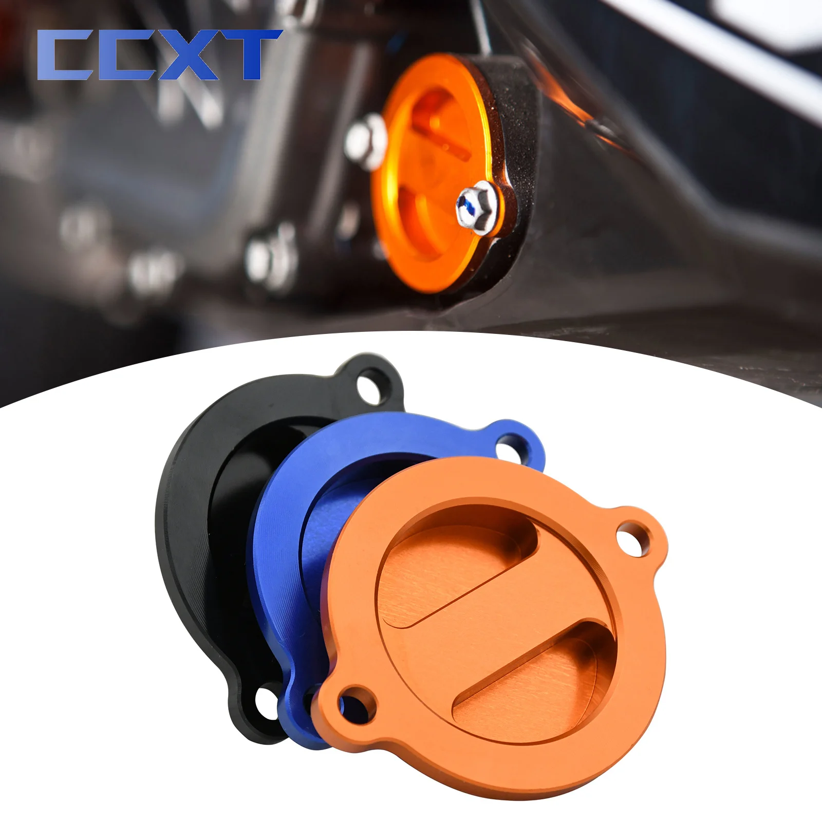 Крышка масляного фильтра с ЧПУ для мотоцикла KTM XCW EXC SXF XCF 500 450 DUKE 890 790 690 ADVENTURE 1290