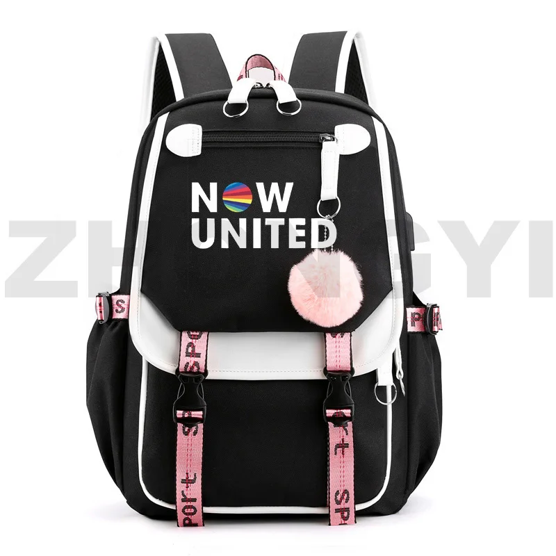 

Trendy Now United Backpack Mochila Femenina Escolar United-Better Album School Backpack for Teenage NU Team Kids Bags for Girls