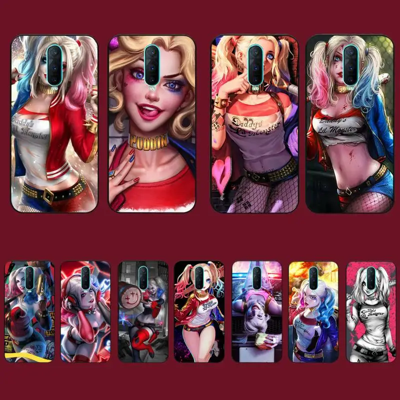 

BANDAI Clown girl Harley Quinn Phone Case for Vivo Y91C Y11 17 19 17 67 81 Oppo A9 2020 Realme c3